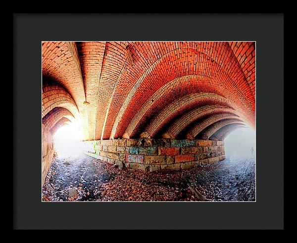 Panorama 2570 Abdondoned Bridge - Framed Print