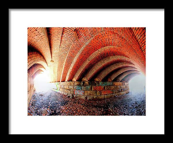 Panorama 2570 Abdondoned Bridge - Framed Print