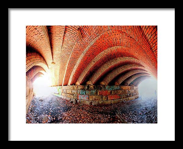 Panorama 2570 Abdondoned Bridge - Framed Print