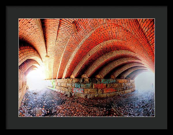 Panorama 2570 Abdondoned Bridge - Framed Print