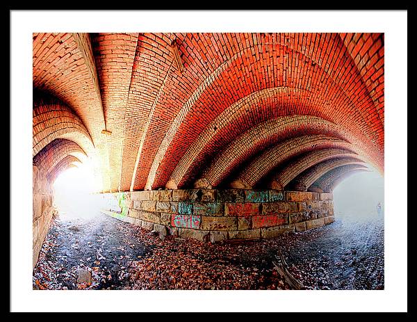 Panorama 2570 Abdondoned Bridge - Framed Print
