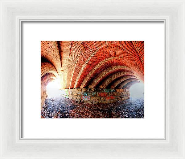 Panorama 2570 Abdondoned Bridge - Framed Print