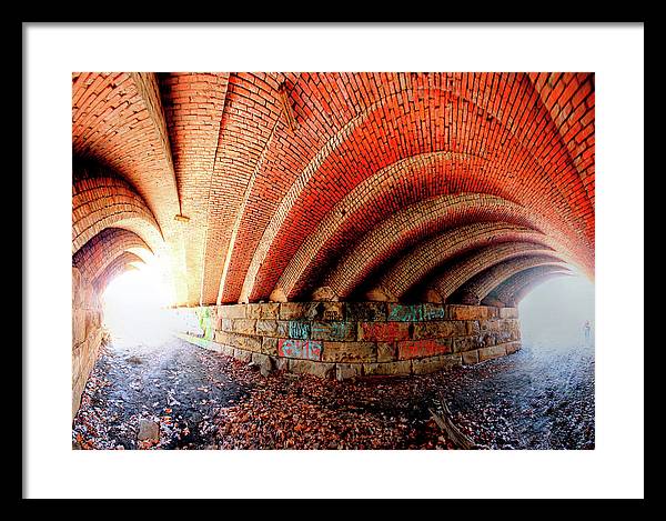 Panorama 2570 Abdondoned Bridge - Framed Print