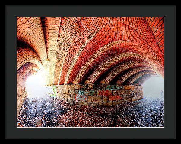 Panorama 2570 Abdondoned Bridge - Framed Print