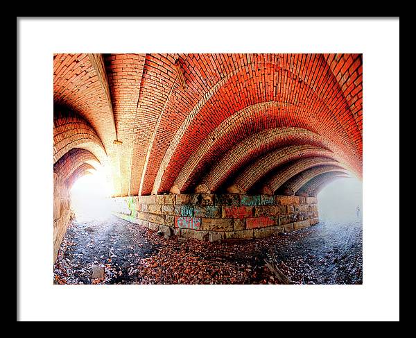Panorama 2570 Abdondoned Bridge - Framed Print