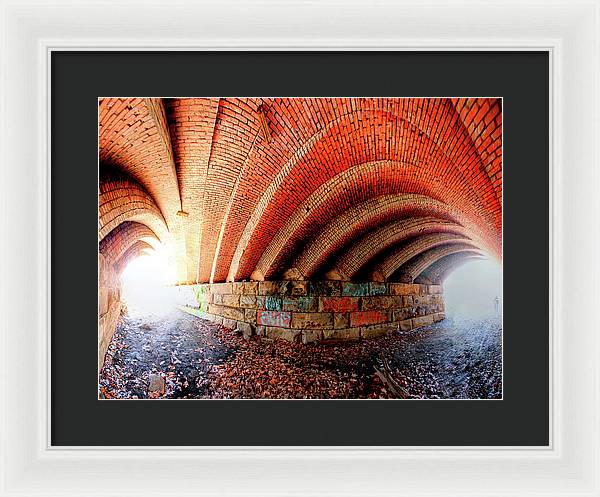 Panorama 2570 Abdondoned Bridge - Framed Print