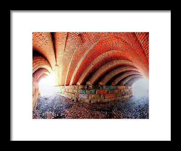Panorama 2570 Abdondoned Bridge - Framed Print