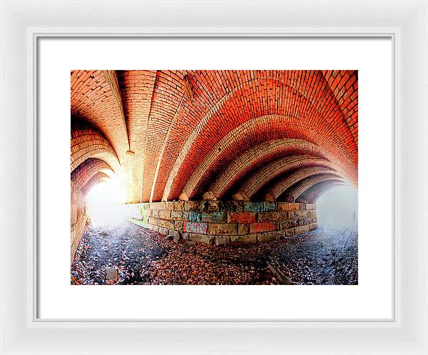 Panorama 2570 Abdondoned Bridge - Framed Print