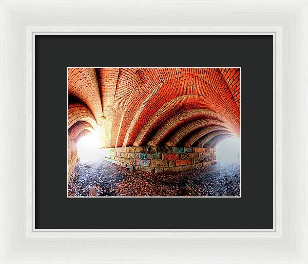 Panorama 2570 Abdondoned Bridge - Framed Print