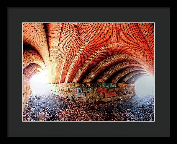 Panorama 2570 Abdondoned Bridge - Framed Print