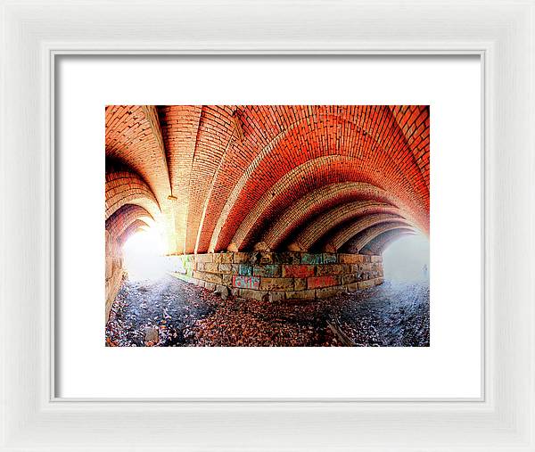 Panorama 2570 Abdondoned Bridge - Framed Print