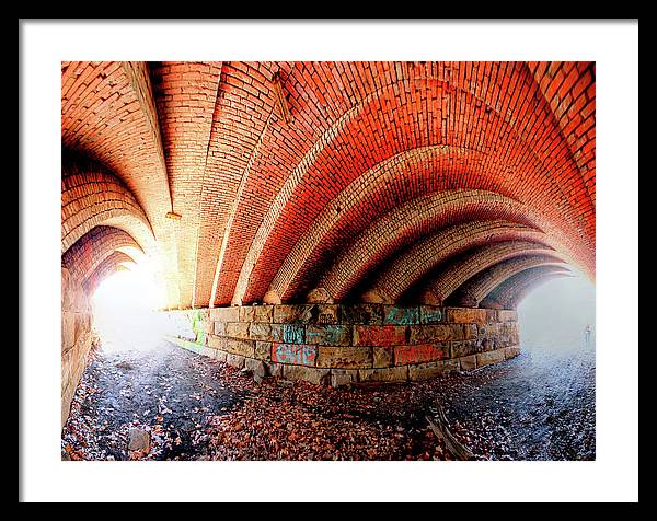 Panorama 2570 Abdondoned Bridge - Framed Print