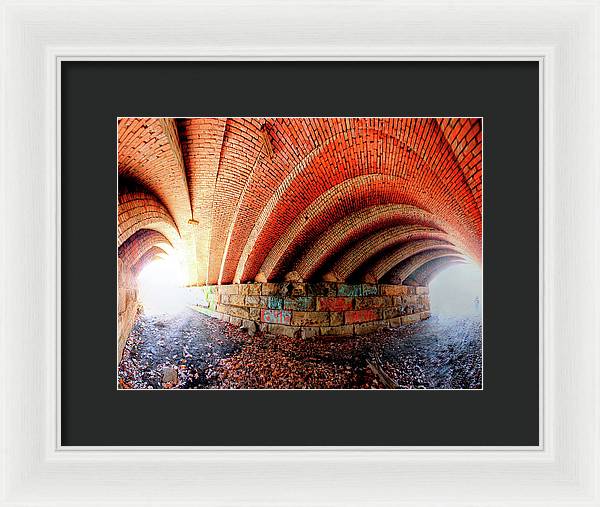 Panorama 2570 Abdondoned Bridge - Framed Print