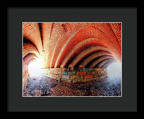Panorama 2570 Abdondoned Bridge - Framed Print