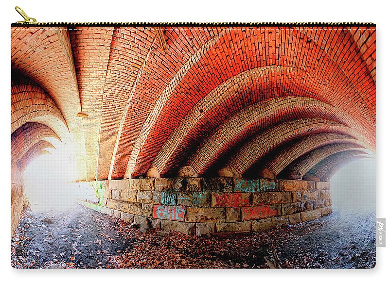 Panorama 2570 Abdondoned Bridge - Zip Pouch