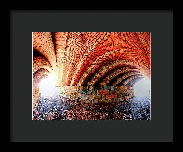 Panorama 2570 Abdondoned Bridge - Framed Print