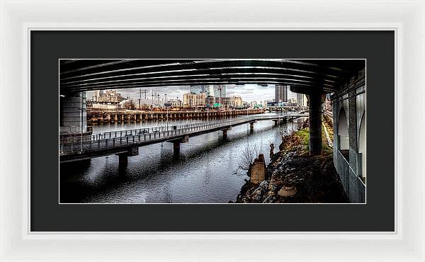 Panorama 2624 Schuylkill Banks - Framed Print