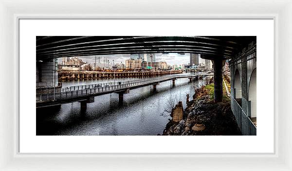 Panorama 2624 Schuylkill Banks - Framed Print