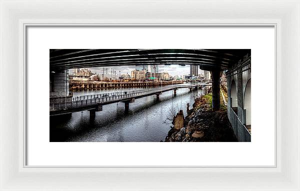 Panorama 2624 Schuylkill Banks - Framed Print