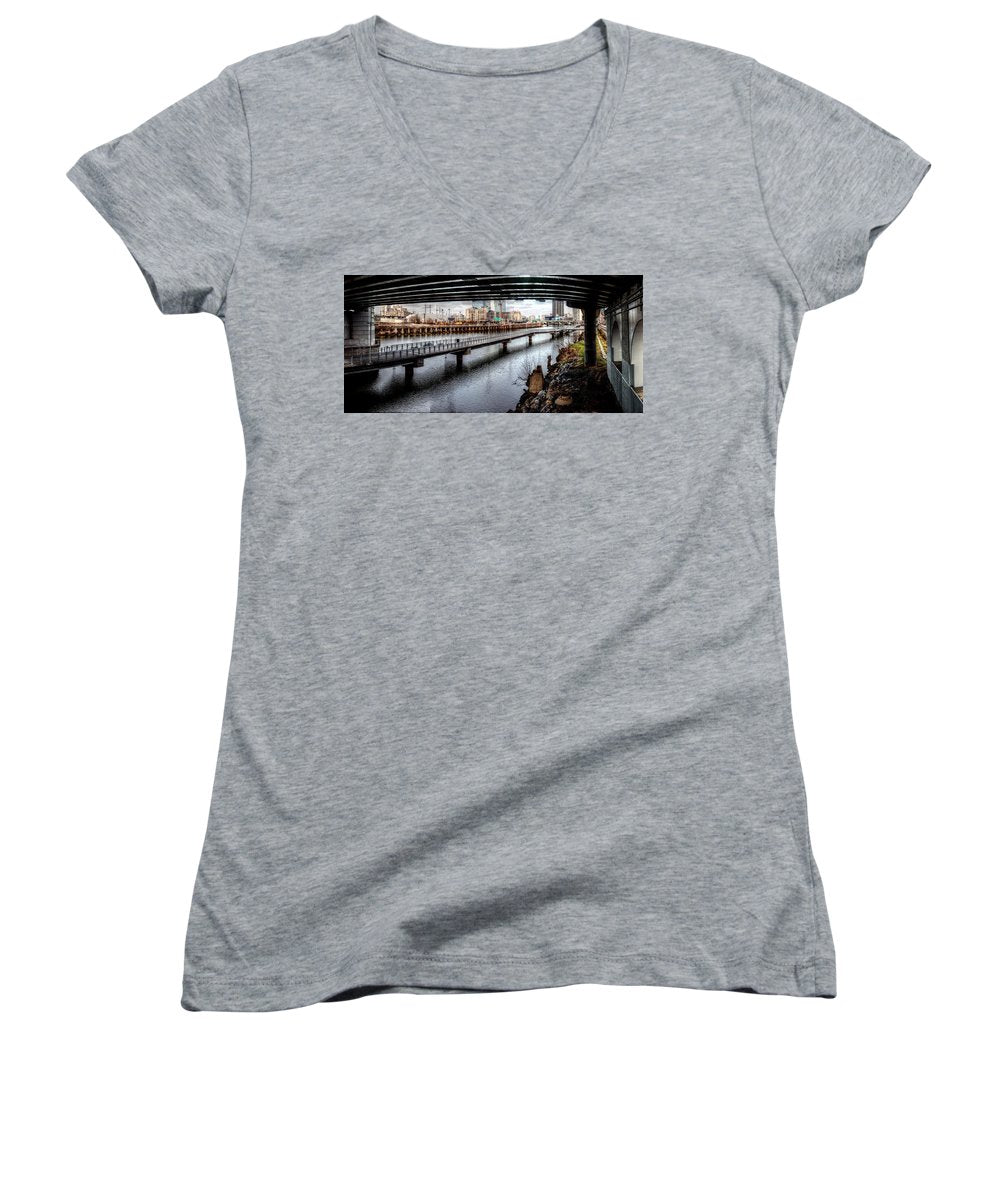Panorama 2624 Schuylkill Banks - Women's V-Neck