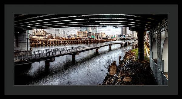 Panorama 2624 Schuylkill Banks - Framed Print