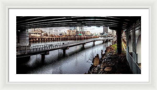 Panorama 2624 Schuylkill Banks - Framed Print