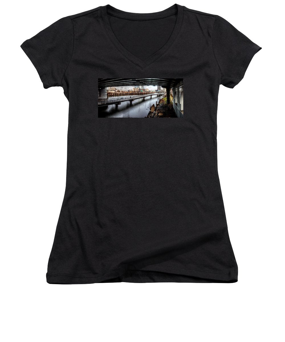 Panorama 2624 Schuylkill Banks - Women's V-Neck