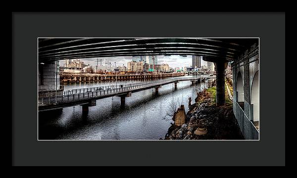 Panorama 2624 Schuylkill Banks - Framed Print