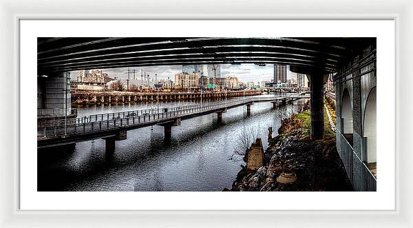 Panorama 2624 Schuylkill Banks - Framed Print