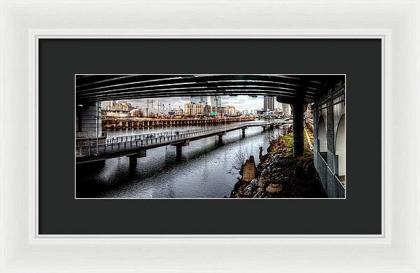 Panorama 2624 Schuylkill Banks - Framed Print