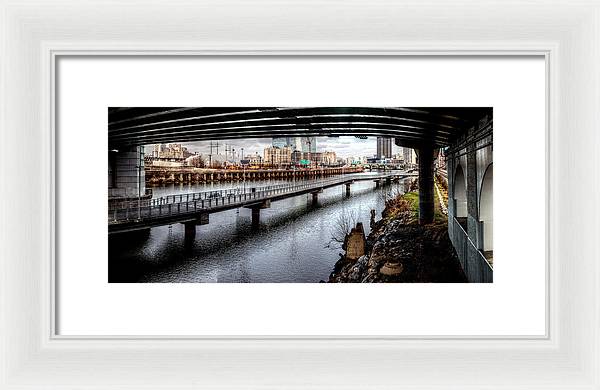Panorama 2624 Schuylkill Banks - Framed Print