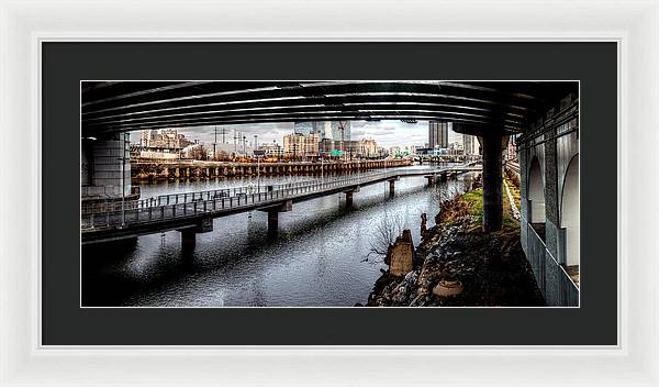Panorama 2624 Schuylkill Banks - Framed Print