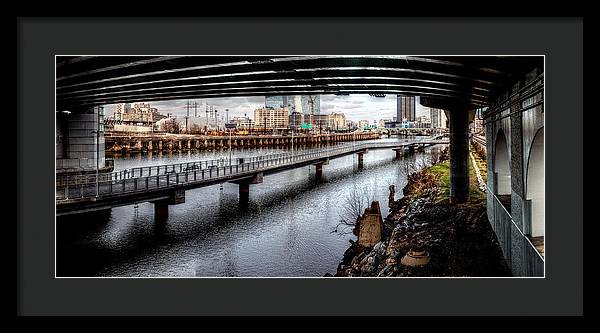 Panorama 2624 Schuylkill Banks - Framed Print