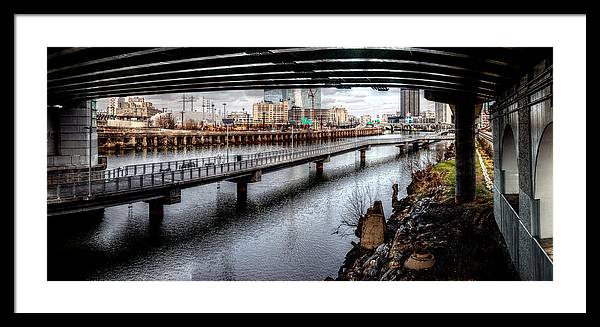 Panorama 2624 Schuylkill Banks - Framed Print