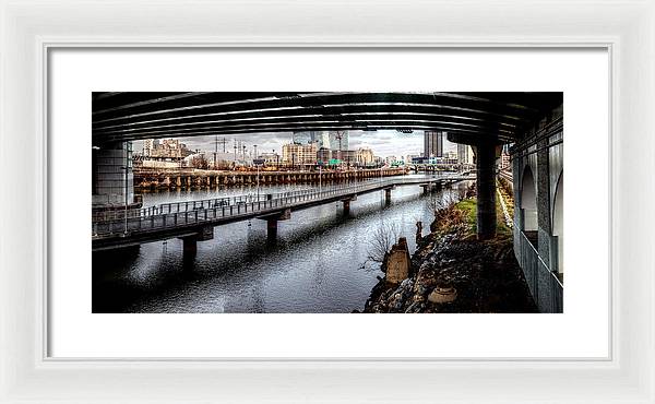 Panorama 2624 Schuylkill Banks - Framed Print