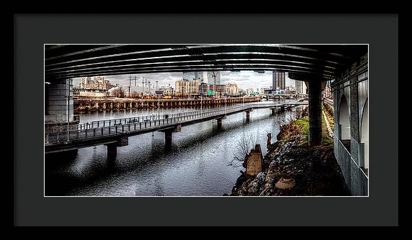 Panorama 2624 Schuylkill Banks - Framed Print