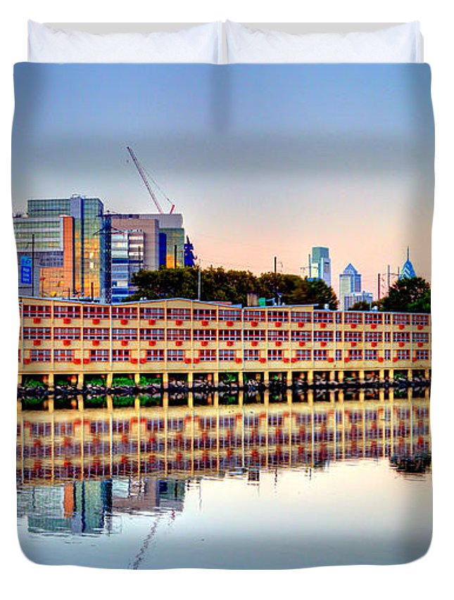 Panorama 2740 View from Grays Ferry Crescent - Duvet Cover