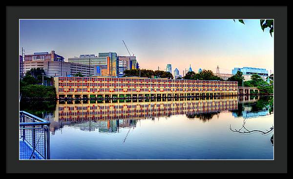 Panorama 2740 View from Grays Ferry Crescent - Framed Print