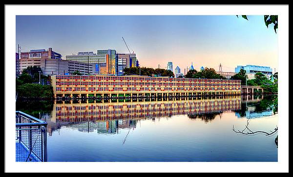 Panorama 2740 View from Grays Ferry Crescent - Framed Print