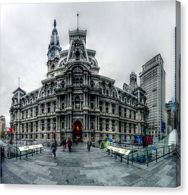 Panorama 2759 Dilworth Park - Canvas Print