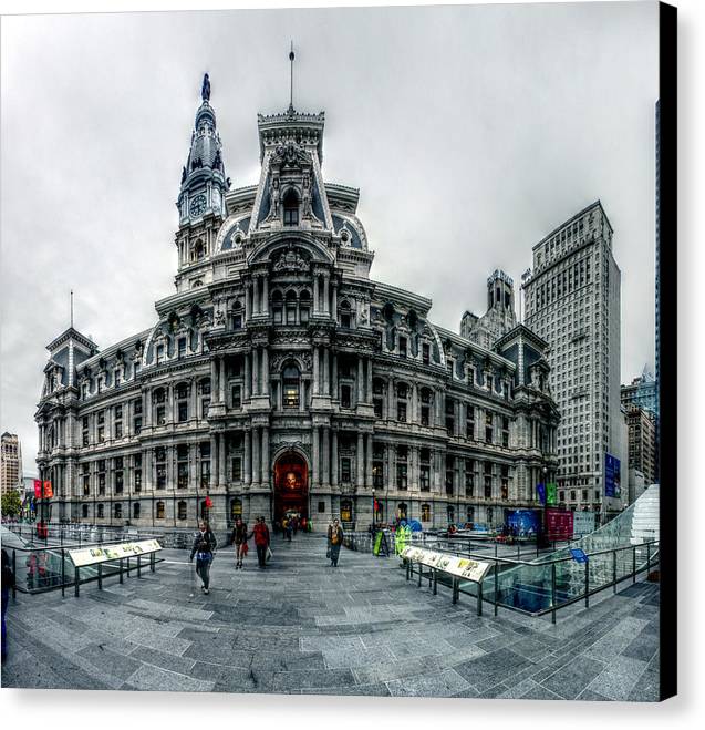 Panorama 2759 Dilworth Park - Canvas Print