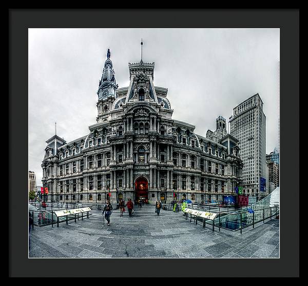 Panorama 2759 Dilworth Park - Framed Print