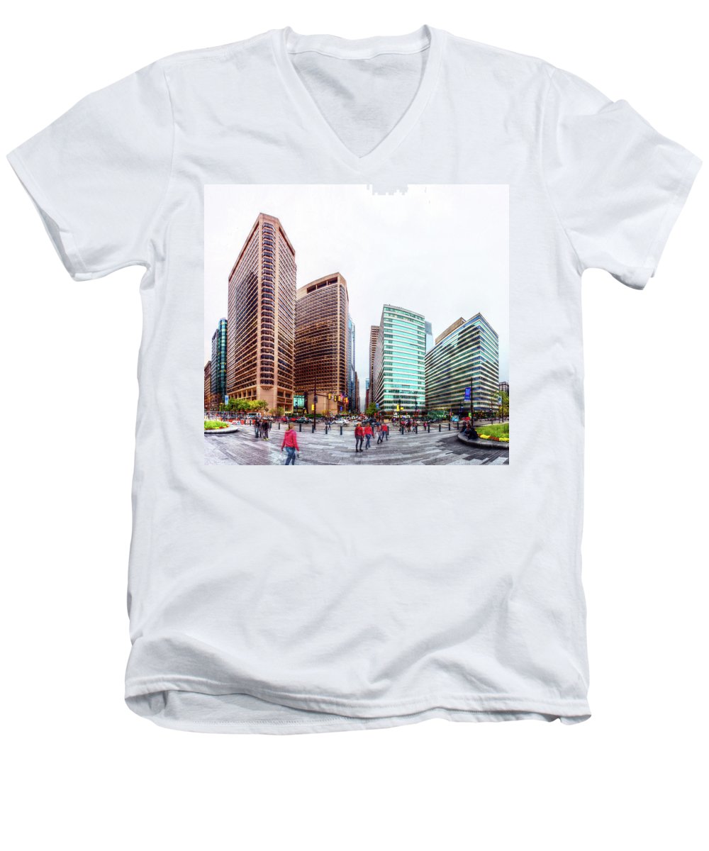 Panorama 2760 Dilworth Park - Men's V-Neck T-Shirt