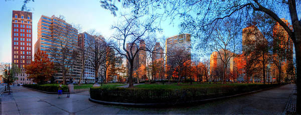 Panorama 2811 Rittenhouse Square - Art Print