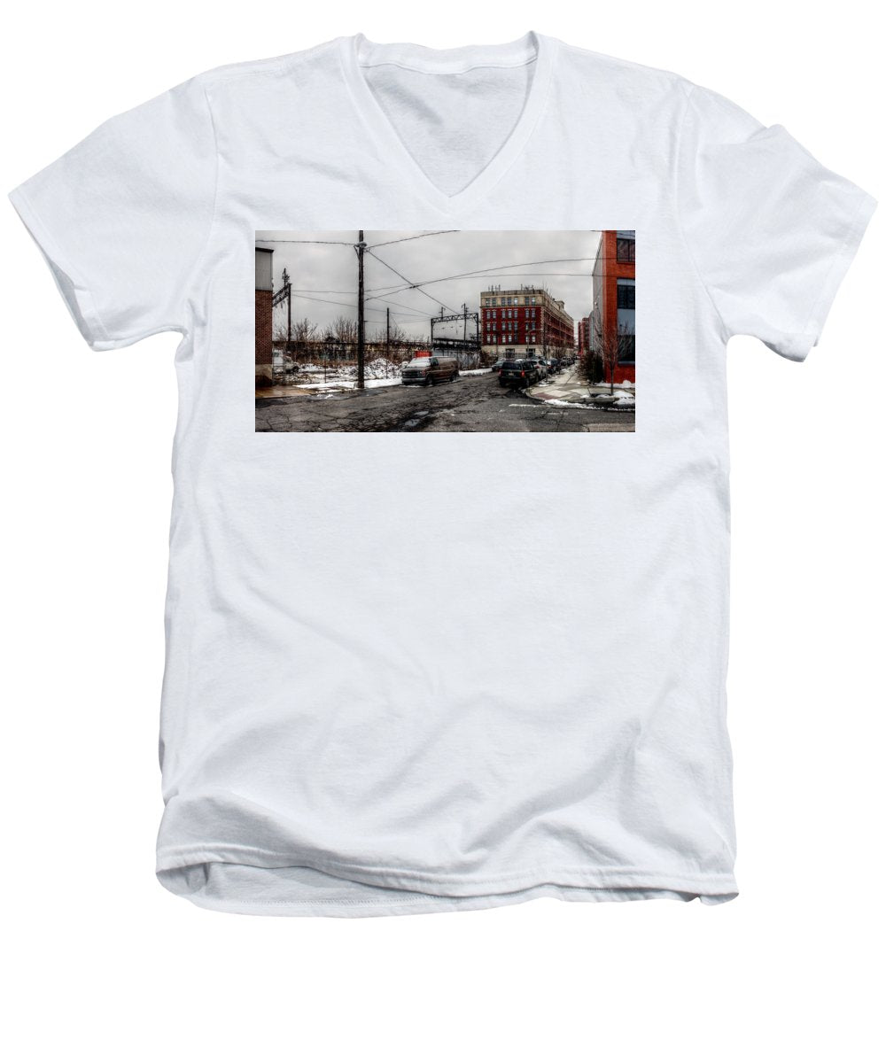 Panorama 2872 Percy and Mt Vernon Sts - Men's V-Neck T-Shirt