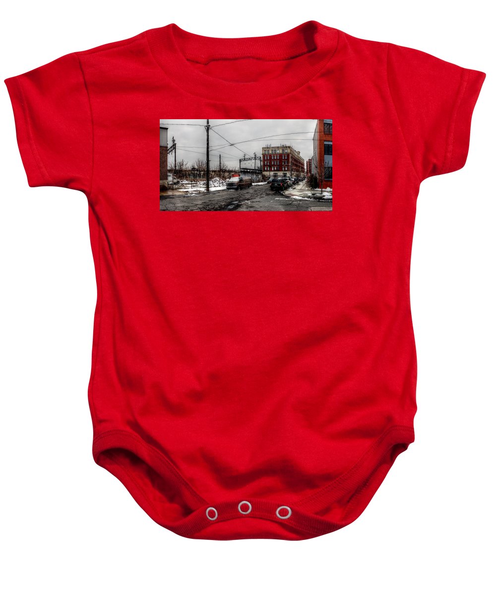 Panorama 2872 Percy and Mt Vernon Sts - Baby Onesie