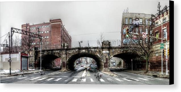 Panorama 2875 9th and Spring Garden Sts - Canvas Print