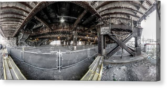 Panorama 2970 Under the Septa Tracks - Canvas Print