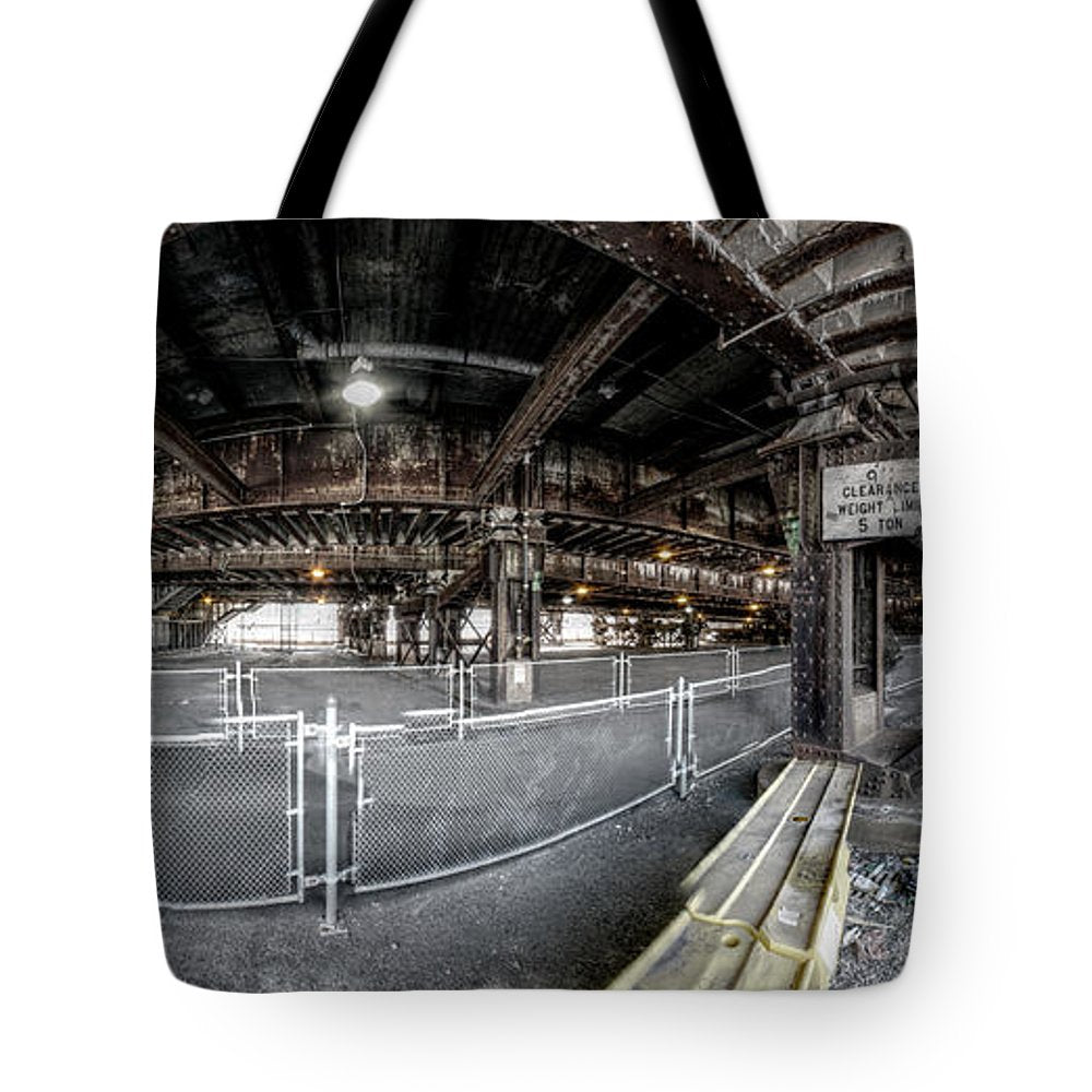 Panorama 2970 Under the Septa Tracks - Tote Bag