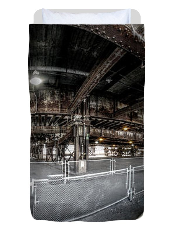 Panorama 2970 Under the Septa Tracks - Duvet Cover